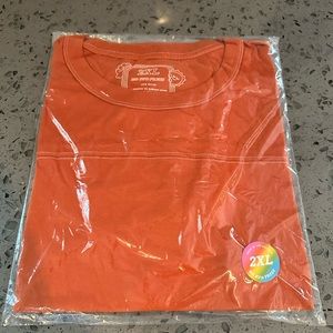 Big Bud Press Unisex Varsity Tee in Burnt Terracotta XXL